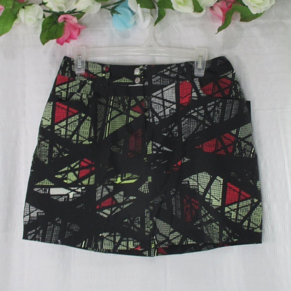 SLAZENGER Grid Print Skort NWT Size 4